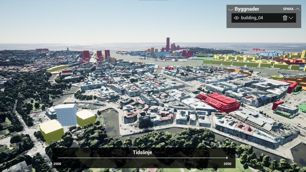 3D visualization of Gothenburg
