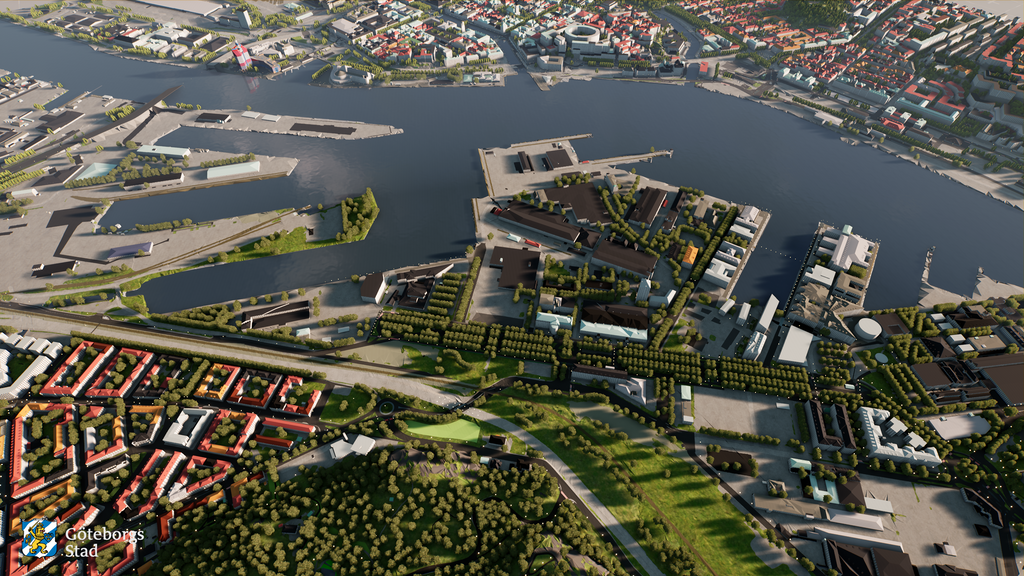 3D visualization of Gothenburg